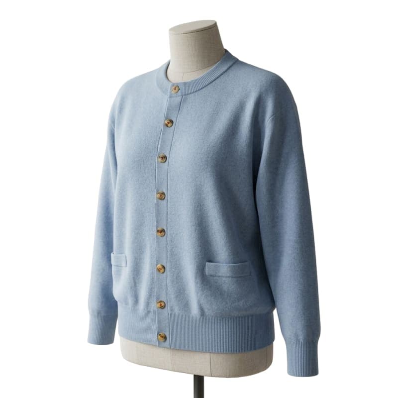 Pull-lover maille bleue